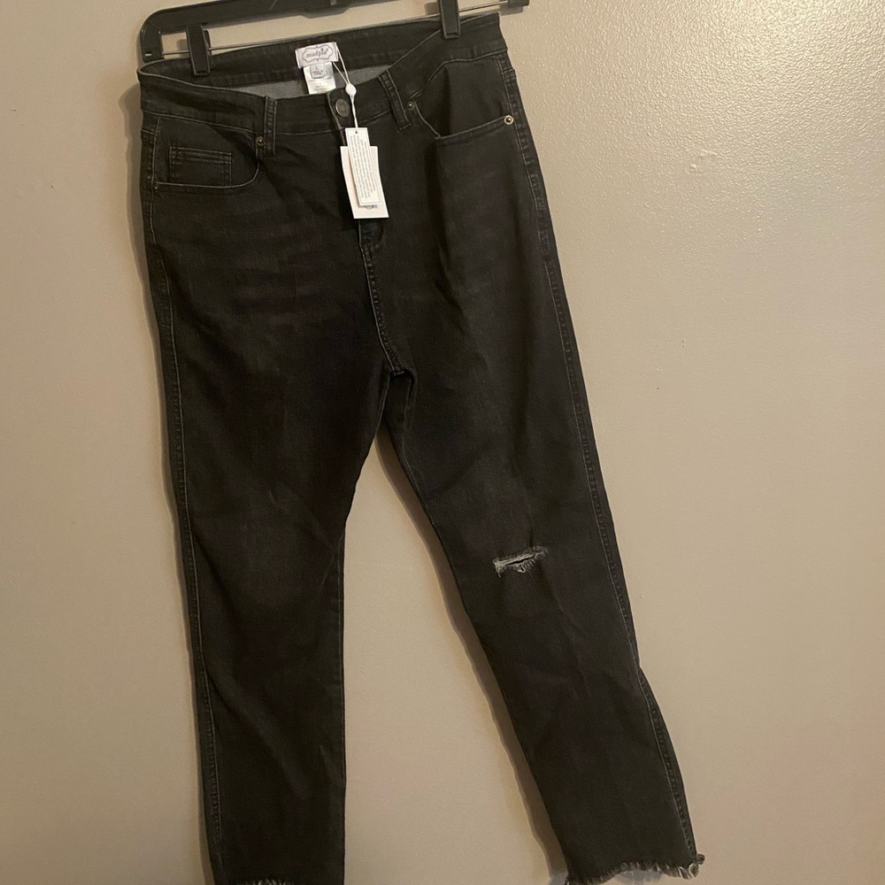 NWT Black Straight Leg Jeans